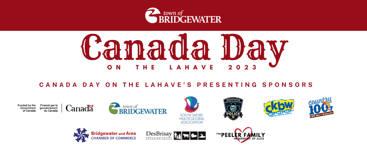 Canada Day on the LaHave Banner 2023 Website w sponsors