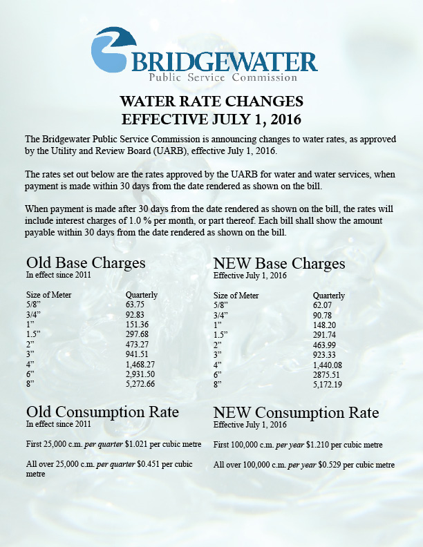 Water Notice 2016 Draft Revised