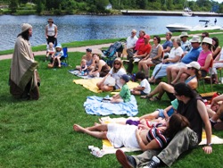 Theatrical production on endangered species